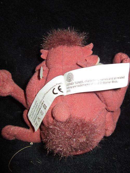 Tazmainian Devil - Mattel Inc - 10cm has weighted ball underneath