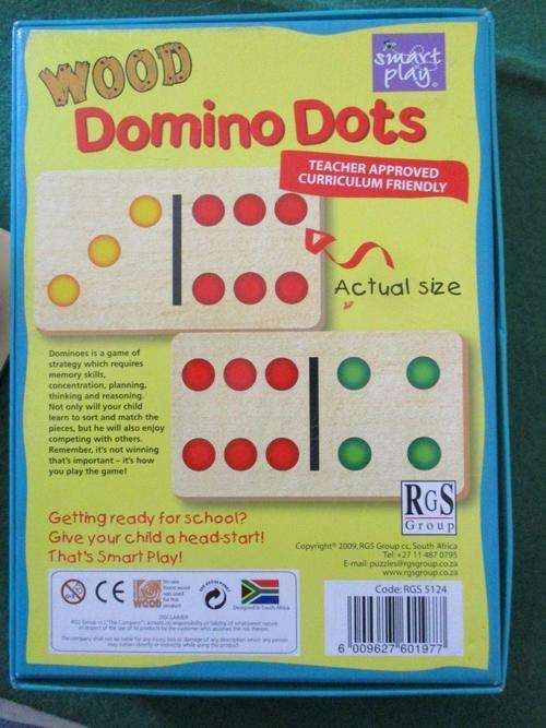 Wood Domino Dots - RGS Group - Age 4