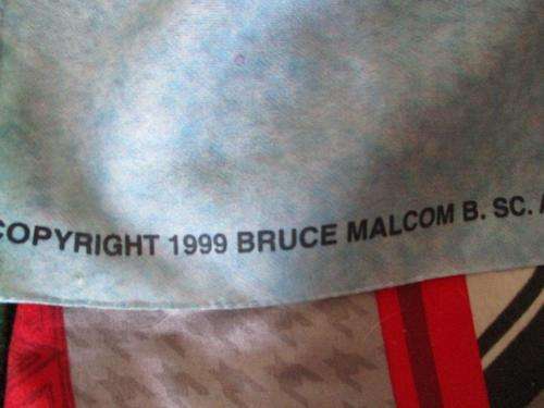 Mclaren - Flag - 1999 Bruce Malcom 76cm x 110cm