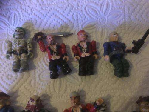 9 x Mega Block Minifigures