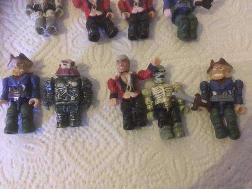 9 x Mega Block Minifigures
