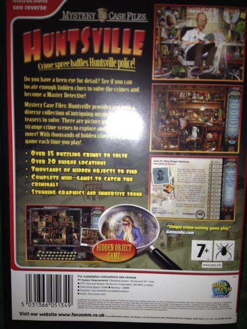 PC - Mystery Case File - Huntsville - Hidden Object Game
