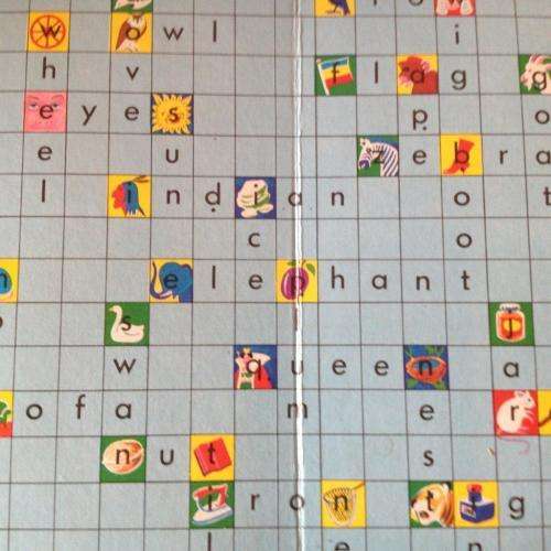 Vintage Scrabble for Juniors - Made in England - Spears Games