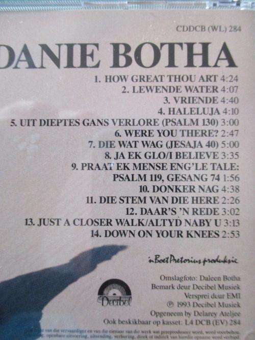 CD - Danie Botha - Shalom
