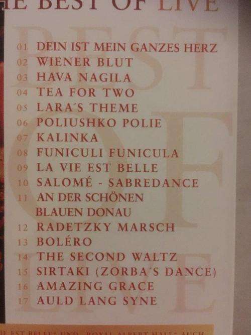 DVD - Andrea' Rieu - The Best of Live