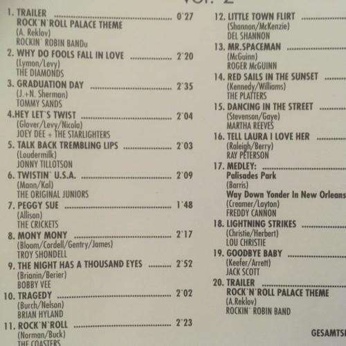 CD - Rock and Roll Palace Vol 2
