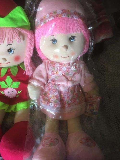 3 x Large Caramele Rag Dolls "be my friend" - Prima Toys (2 new sealed) +- 60cm