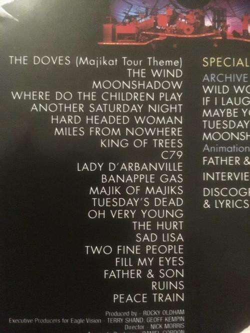 DVD - Cat Stevens - Majikat Earth Tour 1976