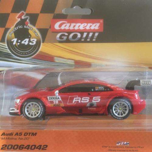 Carrera Go - Audi A5 DTM M.Molina No 20 - 1:43 Scale (New)