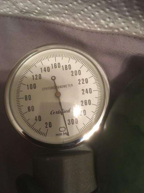 Vintage Sphygmomanometer "Certified" (Blood pressure meter) made in Japan In bag -