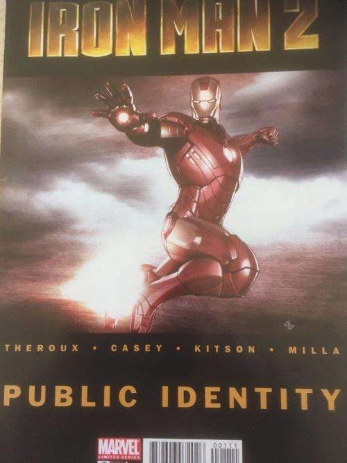 Marvel Iron Man 2 Public Identity 1,2 and 3 of 3  Rated A Direct Edition in packet