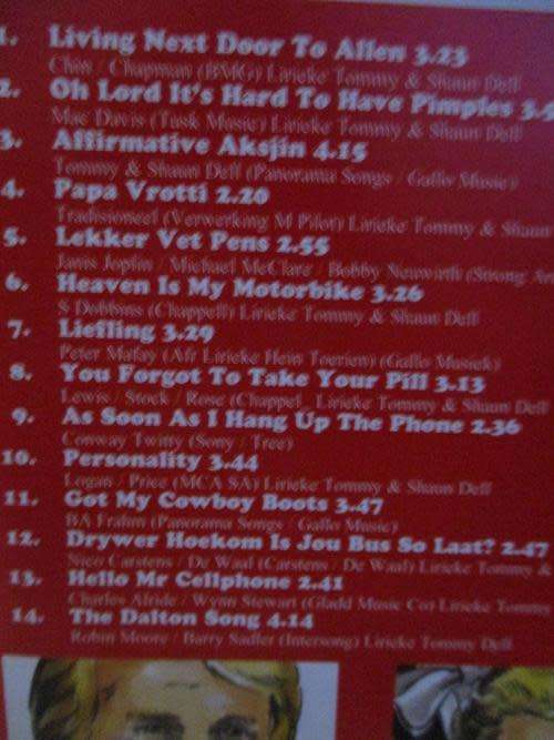 CD - Tommy Dell - Lag Jou Sopnat Met...