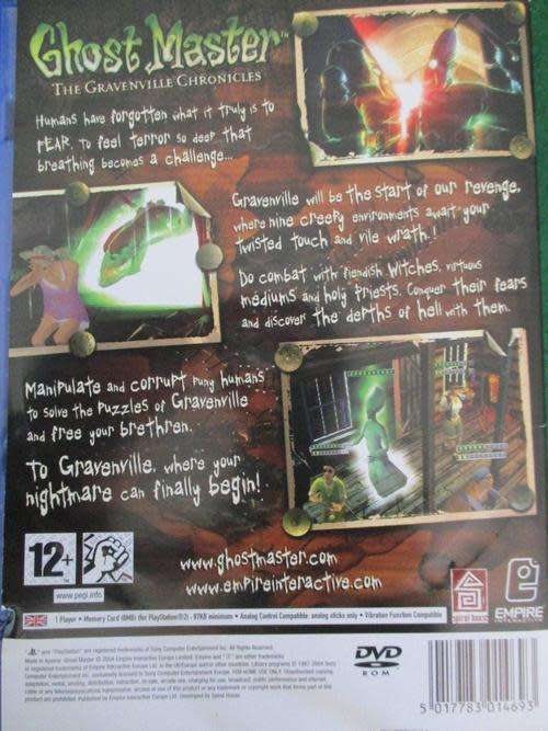 PS2 - Ghost Master - The Gravenville Chronicles