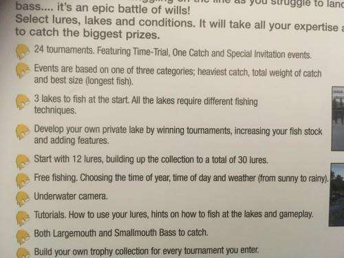 PS2 - Lake Masters EX