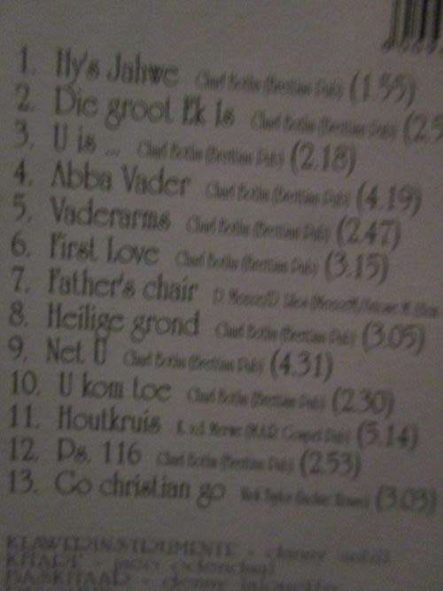 CD - Charl Botha - ABBA Vader - Signed copy