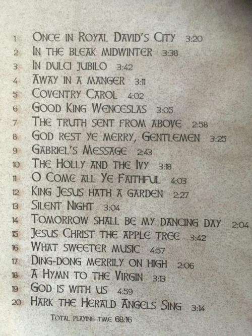 CD - Gabriel`s Message - One Thousand years of Carols