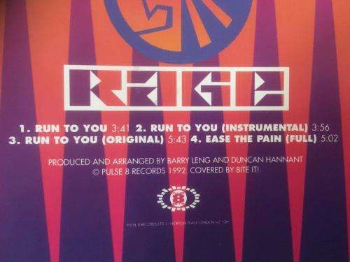 CD - Rage - Run To You (Single)