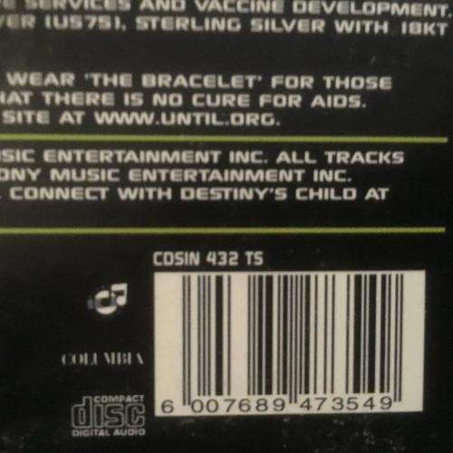 CD - Destiny`s Child - Independent Woman Part 1 (Charlie`s Angels OST)(single)
