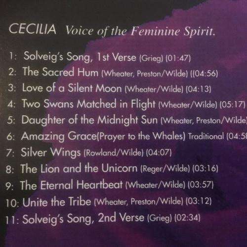 CD - Cecilia - Voice of the Feminine Spirit