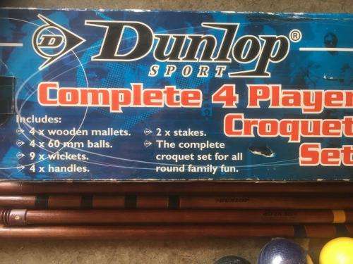 Dunlop Sport - 4 Player Croquet Set