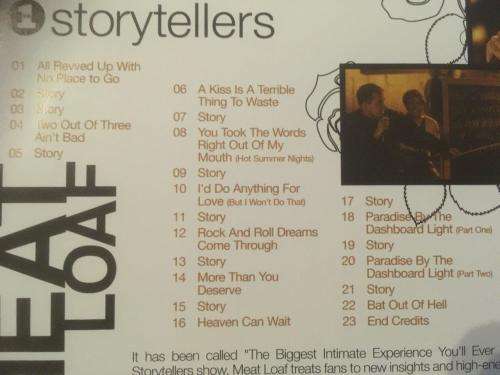 DVD - Story Tellers - Meat Loaf