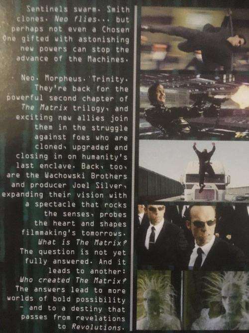 DVD - The Matrix Reloaded (2 disc edition)