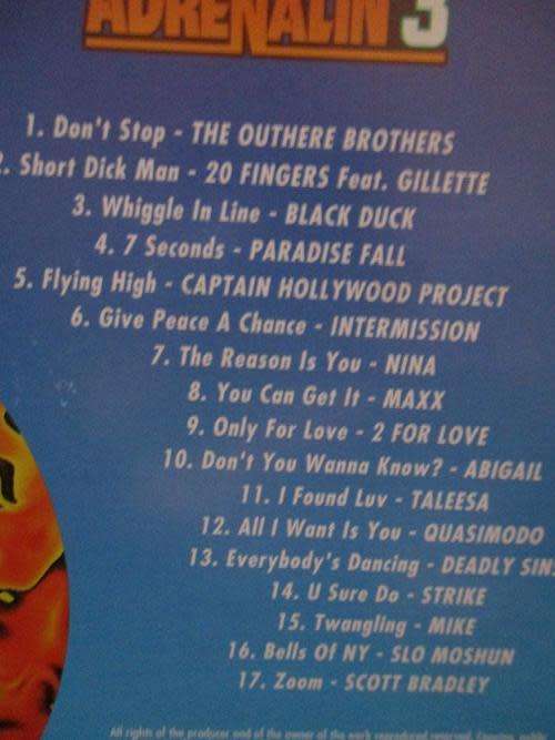 CD - Dance Adrenalin 3