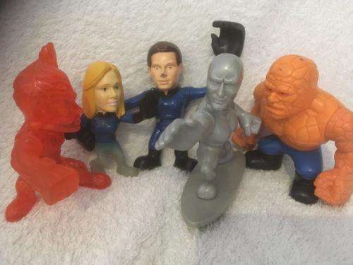 Set of Fantastic Four + The Silver Surfer - Marvel Fox 2007 +-10cm