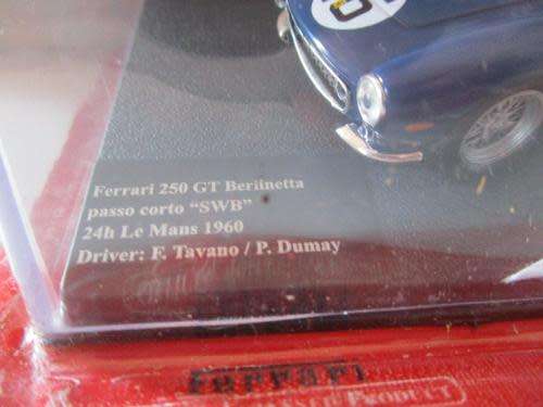 Ferrari 250GT Berlinetta passo corto "SWB" - Ferrari Collection 1:43 scale (Car only no magazine)