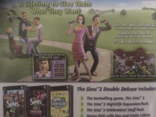 PC - The Sims 2 - Double Deluxe  (3 Games)