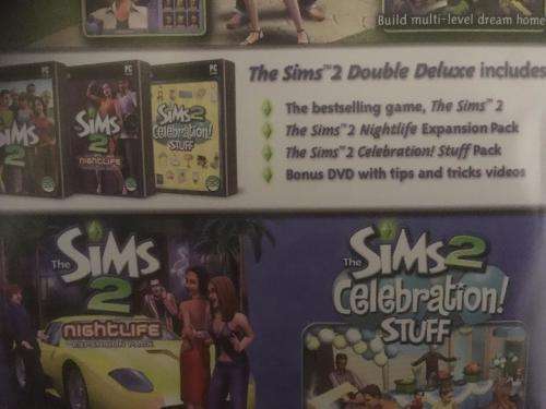 PC - The Sims 2 - Double Deluxe  (3 Games)