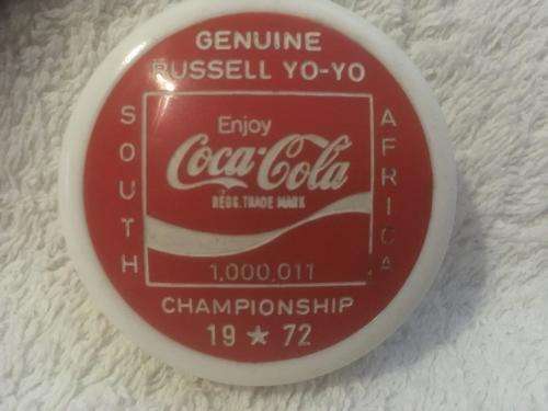 Very Rare - Numbered Genuine Russell YO-YO Coca Cola Championship South Africa 1972