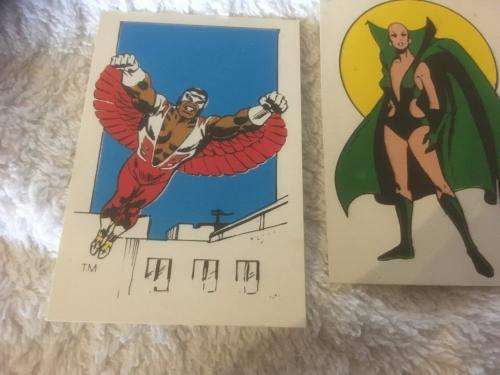 Very Scarce 7 x The SuperHeroes Swop Sensation - Marvel Comics 1982 in original packet