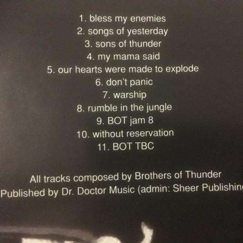 CD - Brothers of Thunder