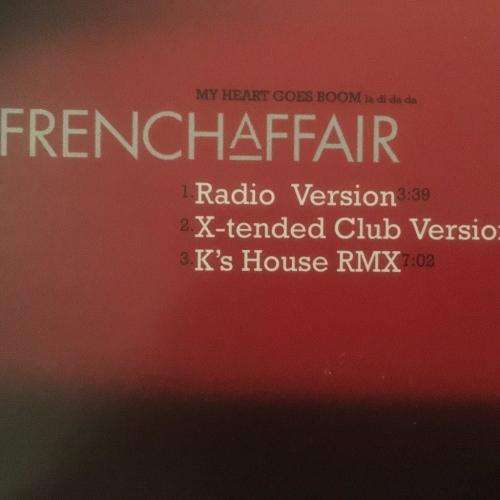 CD - French Affair - My heart Goes Boom la di da da (Single)
