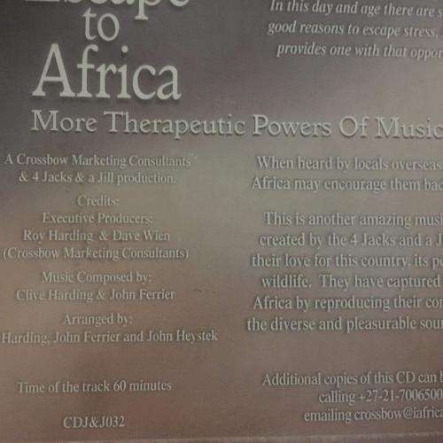 CD - 4 Jacks and a Jill - Escape to Africa (card cover)