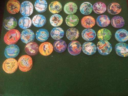 Joblot Pokemon 340 Digimon tazos from 1998 as new