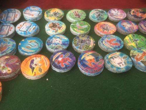 Joblot Pokemon 340 Digimon tazos from 1998 as new