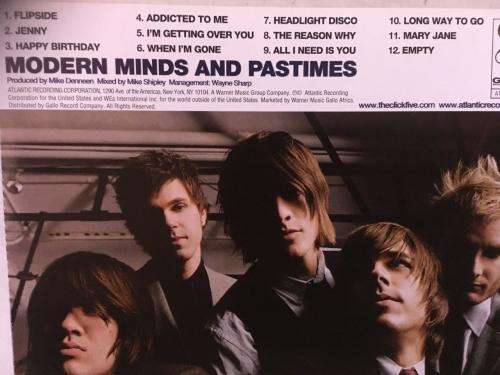 CD - The Click Five - Modern Minds And Pastimes