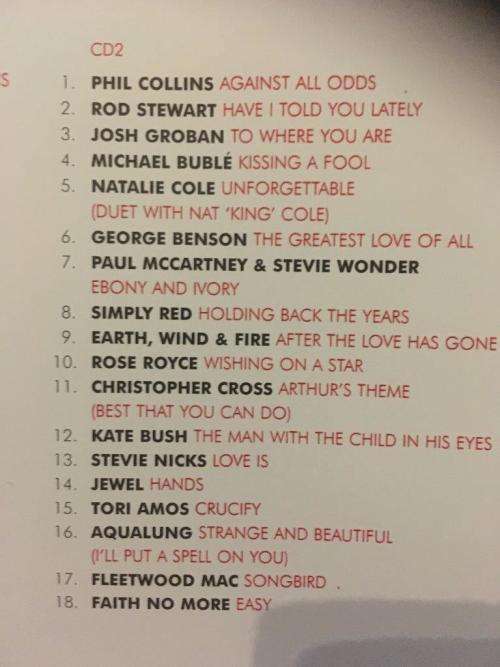 CD - Piano Love Songs - 36 Classic Love Songs - Original Artists (2cd)