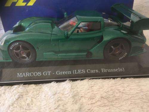 FLY - Marcos GT - Green (Les Cars Brussels) (new) 1:32 Scale