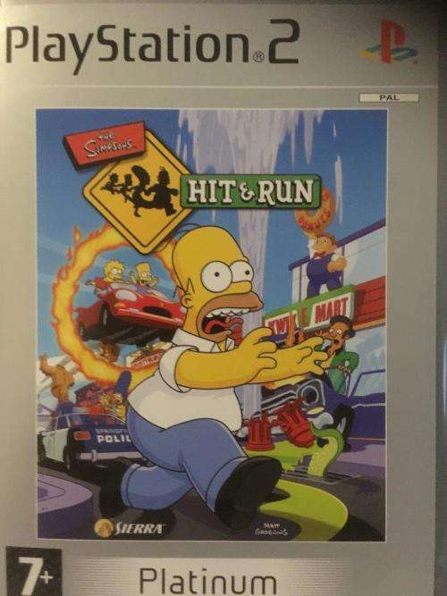 PS2 - The Simpsons Hit & Run Platinum