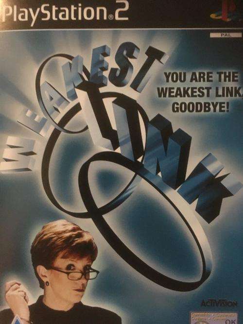PS2 - The Weakest Link - `You are the Weakest Link Goodbye`
