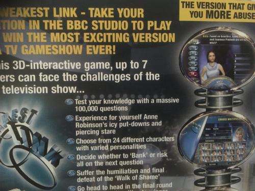 PS2 - The Weakest Link - `You are the Weakest Link Goodbye`