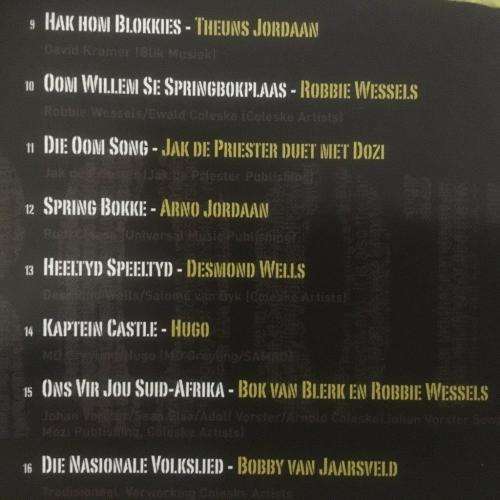 CD - Rugby is Groot - Various Artists