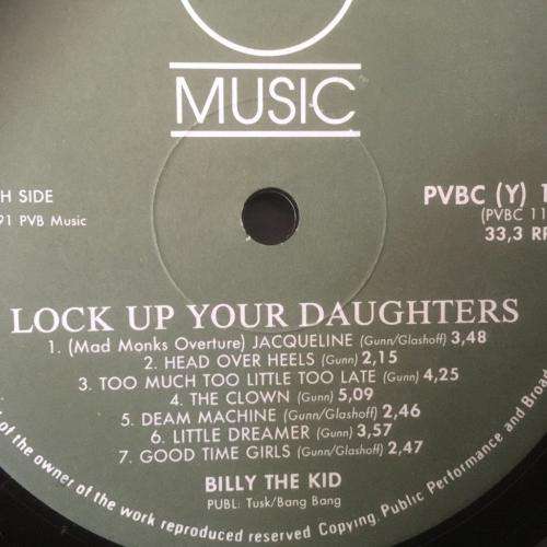 LP - Billy The Kid - Lock Up Your Daughters