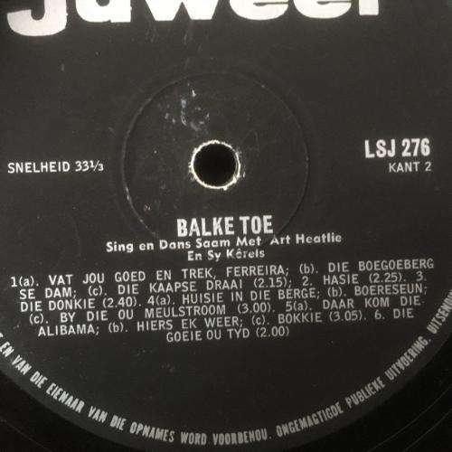LP - Art Heatlie - Balke Toe ! Sing en Dans Met