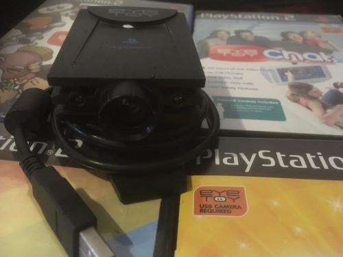 PS2 - Eyetoy Camera  + 3 games & Eyetoy Chat