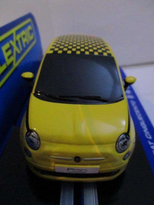 Scalextric - Fiat Cinquecenti 500 Yellow 1:32 Scale (new)