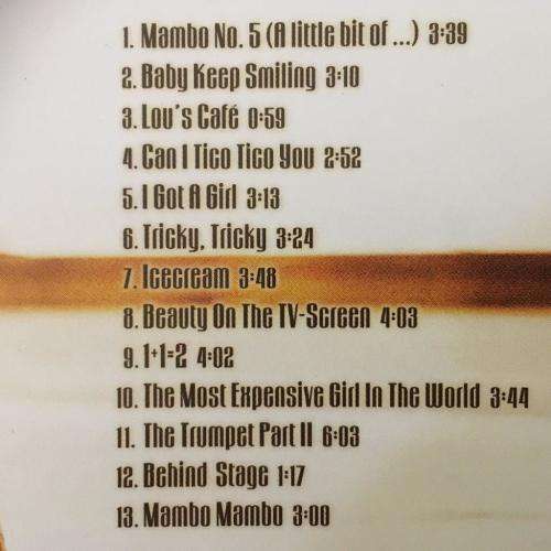 CD -  Lou Bega - A Little Bit Of Mambo